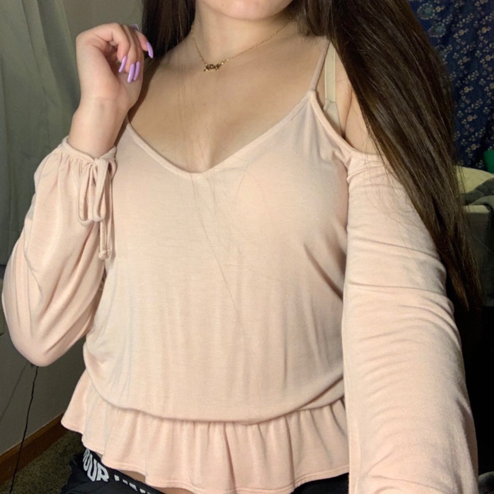 pink blouse